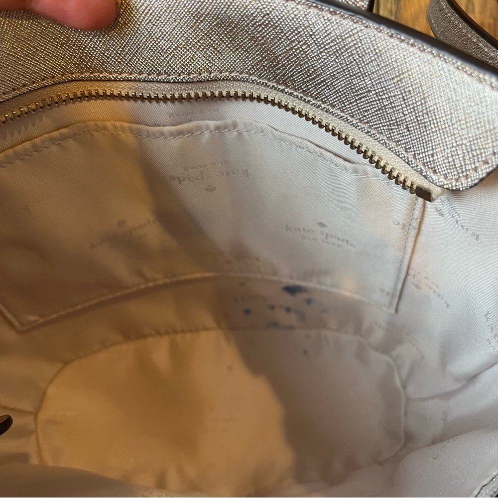 Kate Spade Glitter Gold Satchel Bag - Picture 7 of 16